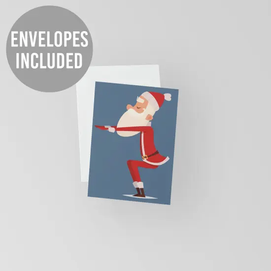 Yoga Santa Christmas Cards - 24-Pack Holiday Greeting Cards with 6 Fun Santa Yoga Poses, Perfect for Sharing Merry Christmas & Holiday Wishes, Blank Inside for Personalized Messages - Playful and Unique Festive Stationery Set {2}
