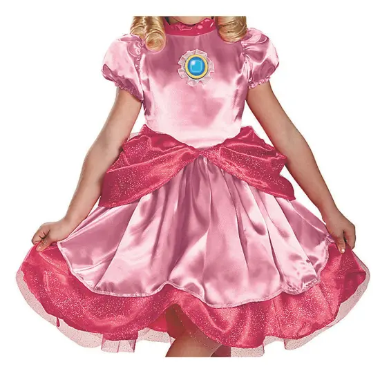 Princess Peach Toddler Costume {3}