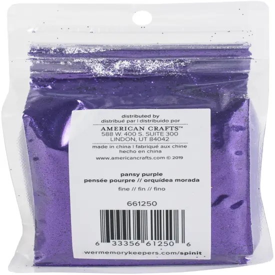 We R Spin It Fine Glitter 10oz-Pansy Purple {3}