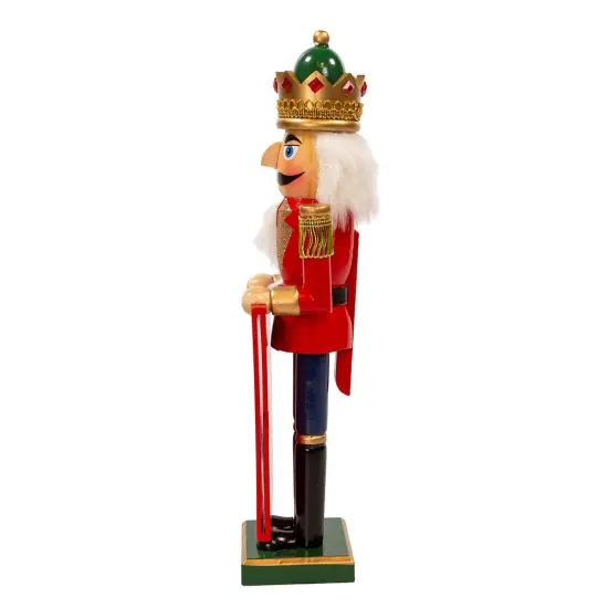 Kurt Adler 15-Inch Nutcracker King Holding Picture Frame {4}
