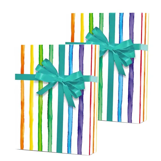 Striped Wrapping Paper 26" x 417" Roll 60 lbs {3}