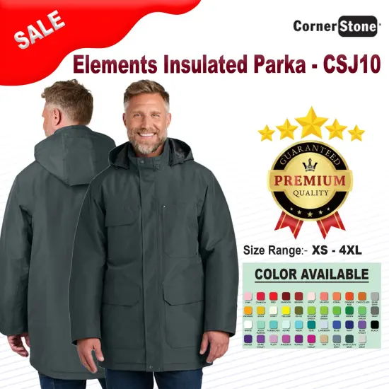 CornerStone&reg; Elements Insulated Parka Navy {2}