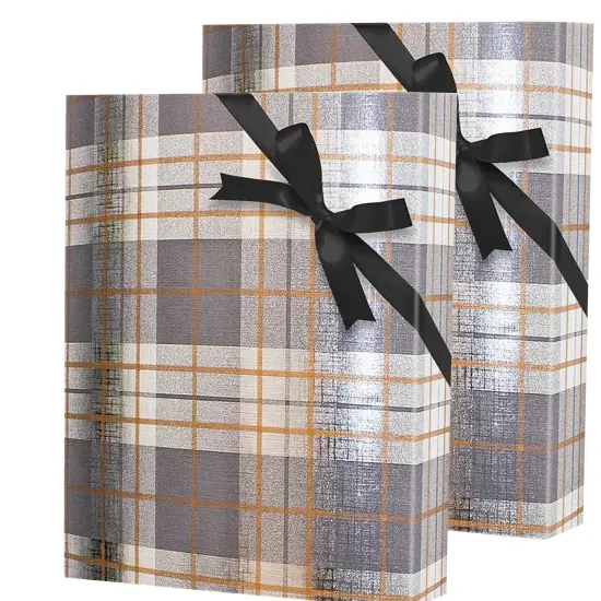 Plaid Christmas Wrapping Paper New Festive Plaid 30 '' &times; 417 ' New F Plaid {3}