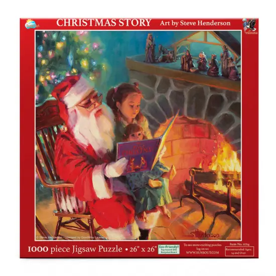 Sunsout Christmas Story 1000 pc Christmas Jigsaw Puzzle 11214 {4}