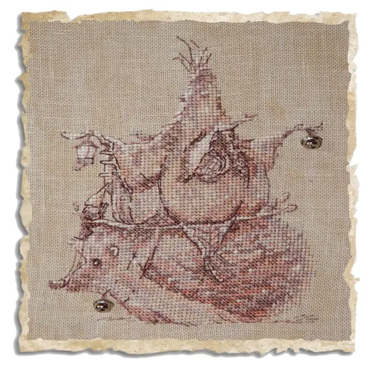 The Hedgehog 75-M014 K Counted Cross Stitch Kit {1}