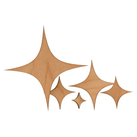 New Years Wood Sparkles Cutout, From 4"- 22" Party Decor | Woodpeckers {1}