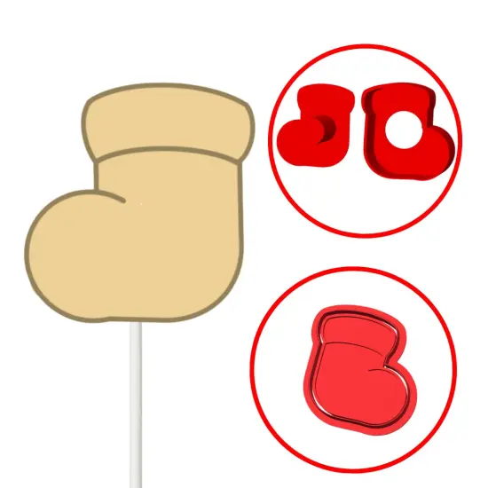 Stocking Christmas Cake Pop Mold {2}