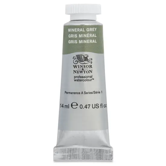 Winsor & Newton Professional Watercolor - Mineral Gray, 14 ml Tube {1}