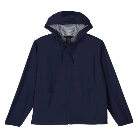 North End&reg; Ladies' Network Lightweight Jacket CLASSC NAVY HTHR {1}