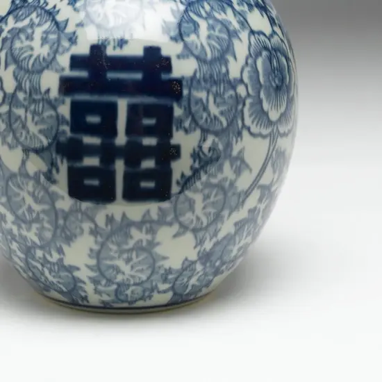 AA Importing 59765 Antiqued Pale Green And Blue Jar With Lid {3}