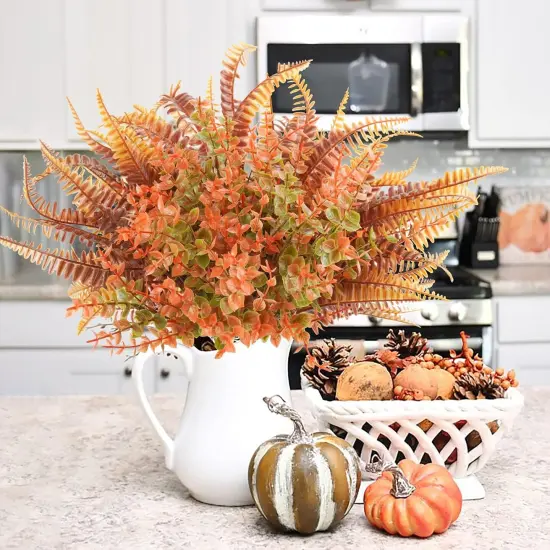 6PCS Artificial Fall Flowers {2}