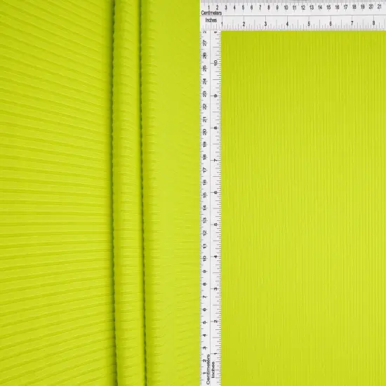 1 Yard Lightweight 4x2 Yummy Rib Solid Knit, Versatile Polyester Spandex Fabric, 58/60&Prime; Wide MINT GREEN {5}
