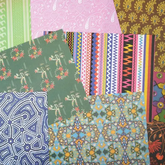 Roylco Around the World Textile Paper {1}