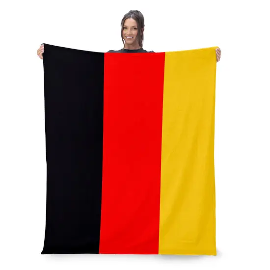 Country Flag Silk Touch Throw Blanket Germany {2}