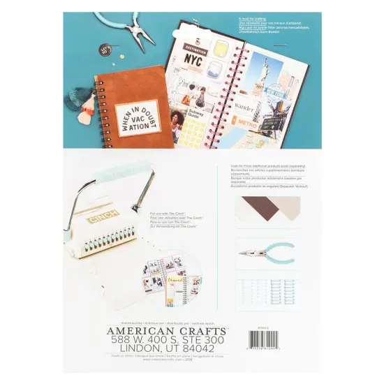 We R Cinch Book Board 8.5"X11" 2/Pkg-Gray Chipboard {4}