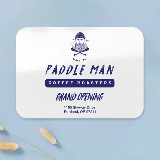 Avery Glossy White Invitation Cards, 5" x 7" Rectangle Rounded Corners {4}