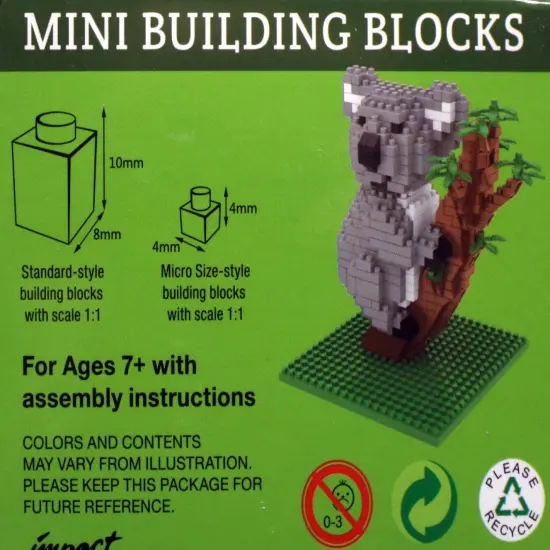 Mini Building Blocks - Koala Bear {3}