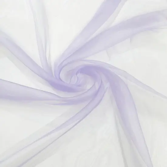 1 Yard Lightweight Sheer Crystal Organza Fabric Smooth and Flowing Material for Fashion Costumes and Dressmaking Lavender {1}