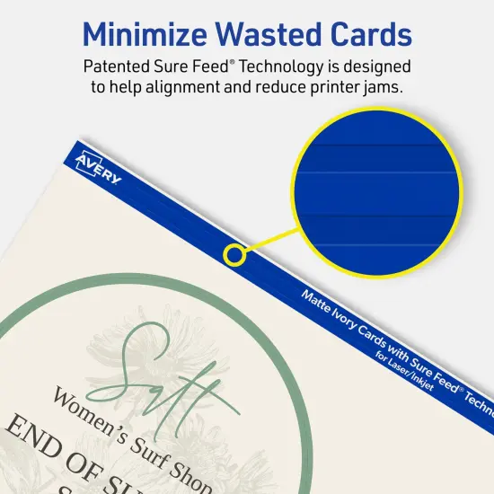 Avery Matte Ivory Round Cards, 4" Diameter Round {4}