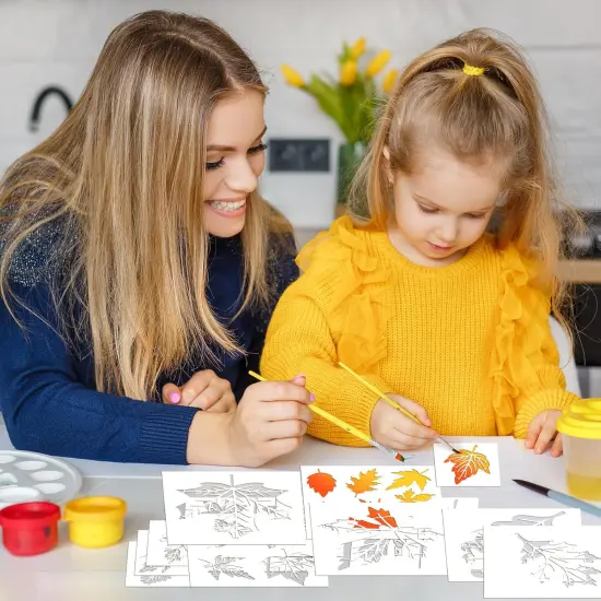 Fall Painting Stencils Maple Leaves Stencils Autumn Leaves Stencil (Maple Leaves) {3}