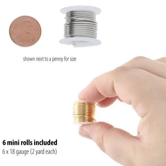 Beadsmith 6 Pack Craft Wire Assortment {4}