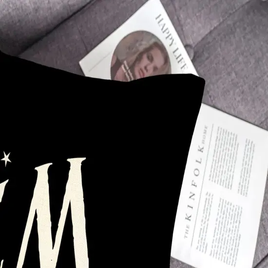 4 Pieces Halloween Decor Pillow Covers 18x18 Halloween Decorations Hocus Pocus Farmhouse Saying White Black Outdoor Fall Pillows Decorative Throw Cushion Case for Home Couch TH118-18 {5}