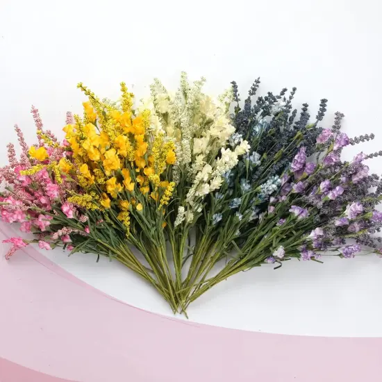 10Pcs Artificial Flower Bulk Spring/Summer Flowers Wedding Party Vase {4}