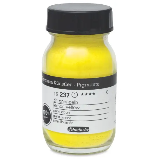 Schmincke Pigment - Lemon Yellow, 100 ml Jar {1}