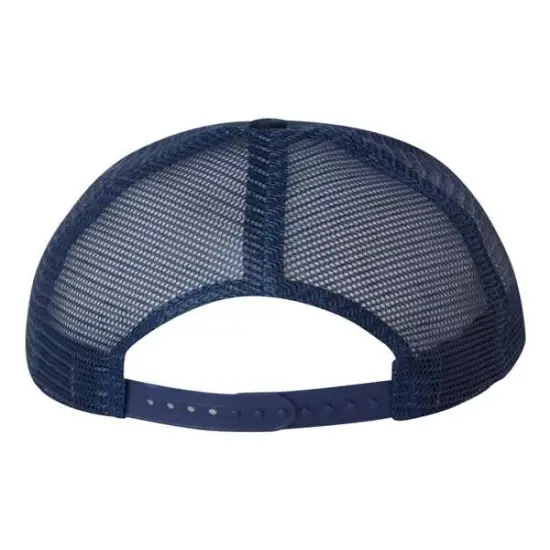 Valucap&reg; Mesh Back Trucker Cap Comfortable Breathable Fit Navy {2}