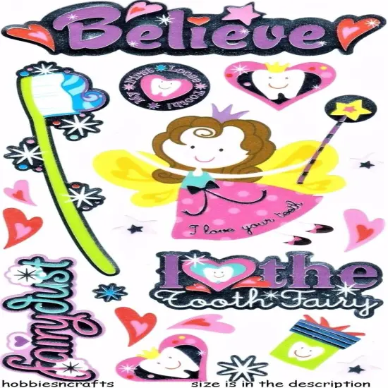 Sticko Tooth Fairy Metallic Foil Stickers {1}