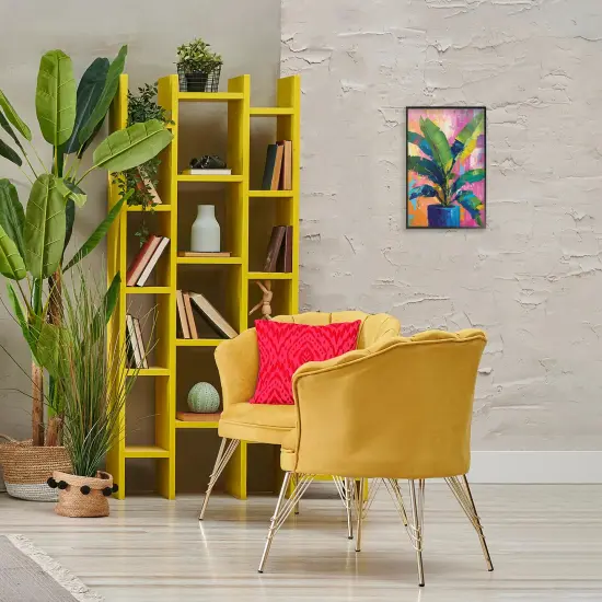 Stupell Industries Modern Bright House Plant Framed Giclee Design by LSR Design Studio {2}