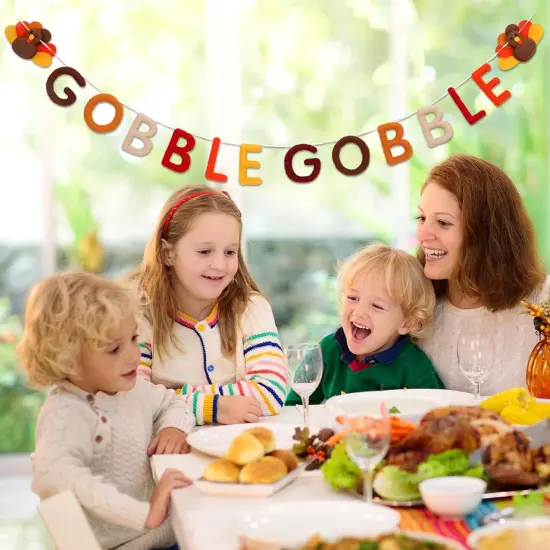 Thanksgiving Felt Banner (Thanksgiving) {3}