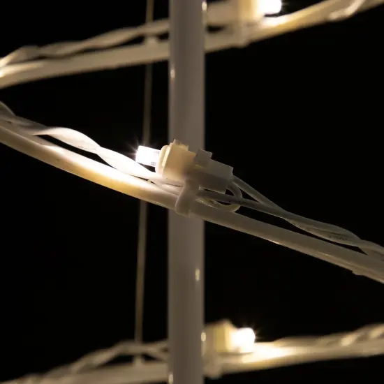 Northlight LED Lighted Spiral Outdoor Christmas Tree - 4' - Warm White Lights {6}