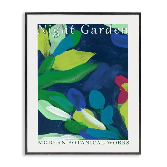 Stupell Industries Modern Botanicals Museum Framed Giclee Wall Art Design by June Erica Vess  {1}