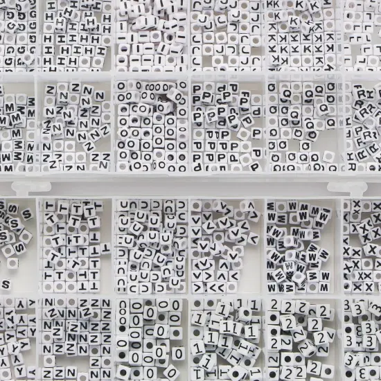 Color Splash!&reg; Letter & Number Bead Easy Pack {4}