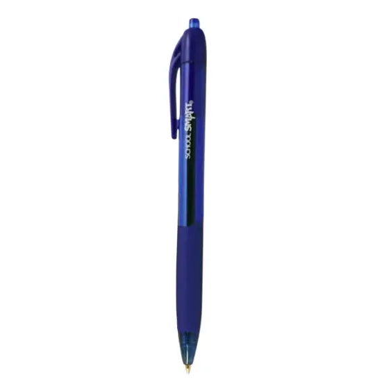 School Smart Retractable Hybrid Gel and Ink Pens, Blue, Pack of 48 {1}