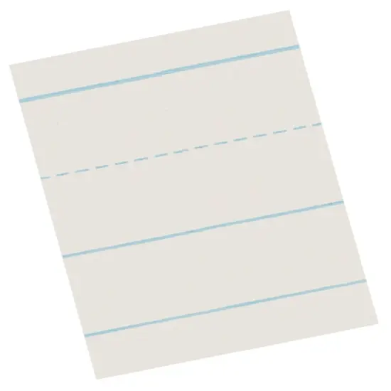 School Smart Picture Story Paper, 1 Inch Rule, 1/2 Inch Skip, 18 x 12 Inches, 500 Sheets {1}