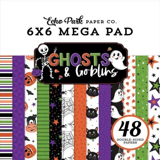 Echo Park Ghosts And Goblins Cardmakers 6X6 DS Patterned Paper Mega Pad {1}