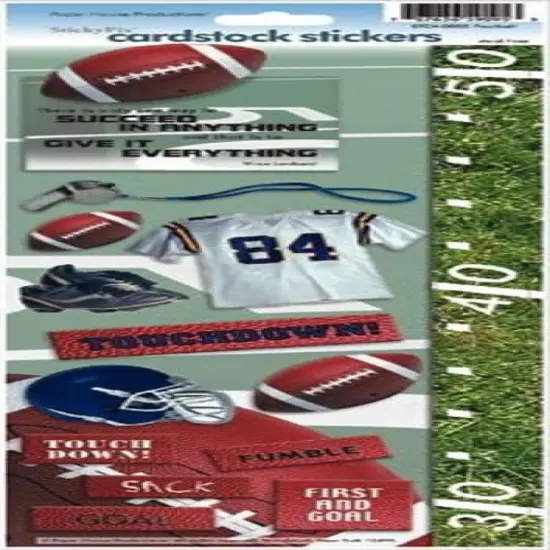 Paper House Football Cardstock Stickers {1}