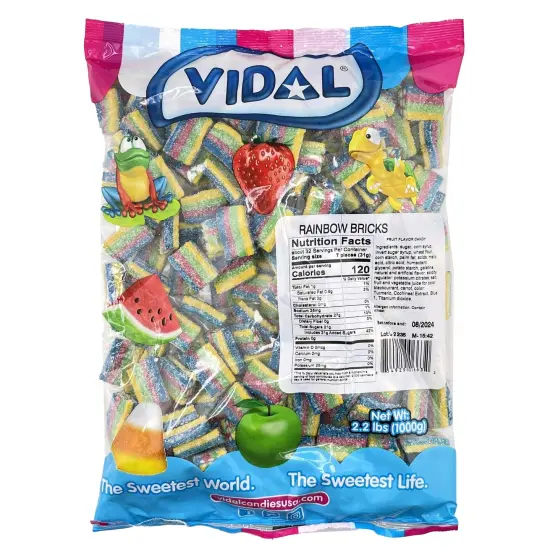 Vidal Rainbow Bricks 2.2Lb {1}