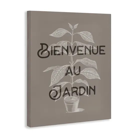 Stupell Industries French Garden Plant Phrase Canvas Design by Lil' Rue {3}