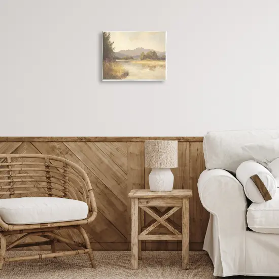 Stupell Industries Wild River Mountain View Wall Plaque Design by Petal Prints Design {2}