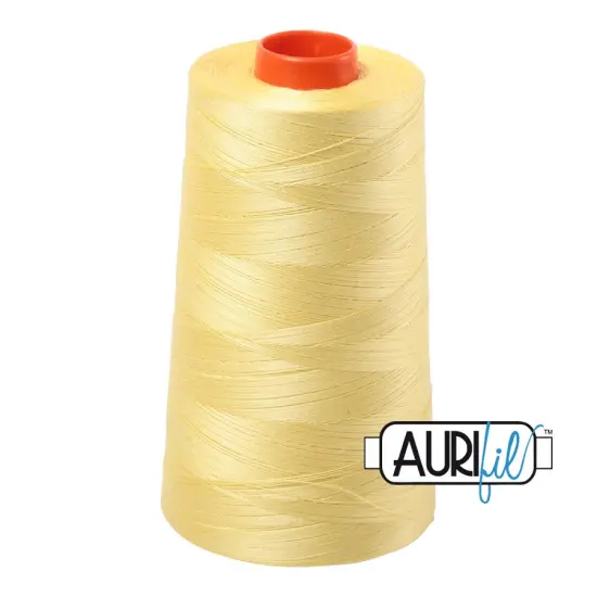 Lemon (2115) | 50wt Cone (5900M / 6452Y) | Aurifil Thread {1}