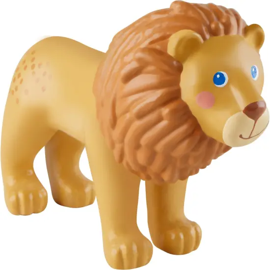 HABA Little Friends Lion - Chunky Plastic Zoo Animal Toy Figure Multicolor {1}