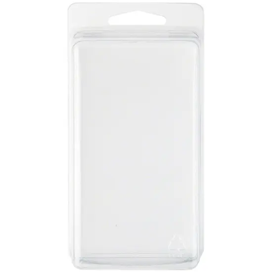 Collecting Warehouse Clear Plastic Clamshell Package / Storage Container, 4.31" H x 2.44" W x 1.88" D {1}
