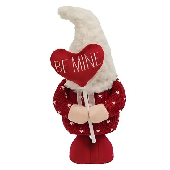Heart Gnome with Be Mine Message for Valentine's Day Home Decoration {2}