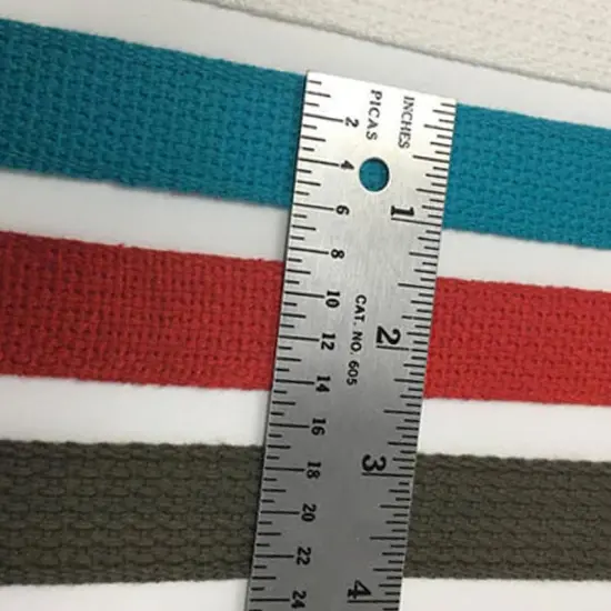 1 Inch Wide Cotton Webbing Multiple Colors {7}