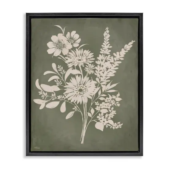Stupell Industries Bunches of Wildflower Herbs Floating Frame Design by Cat Thurman Designs {1}