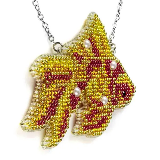 Set for embroidery with beads on a plastic base FLPL-096 {5}