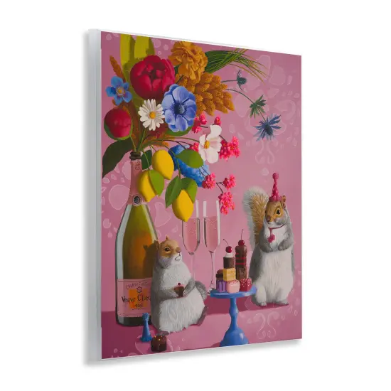 Stupell Industries Party Hat Squirrels & Bouquet Wall Plaque Design by Heather Gauthier {3}